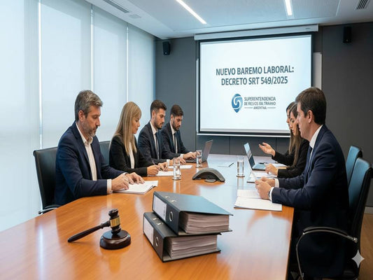 NUEVO BAREMO LABORAL: DECRETO SRT 549/2025